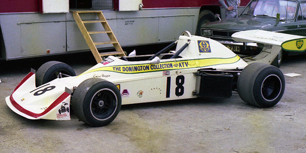 Richard Morgan's Wheatcroft R18 in July or August 1975. Copyright Michael C. Brown 2010. Used with permission.