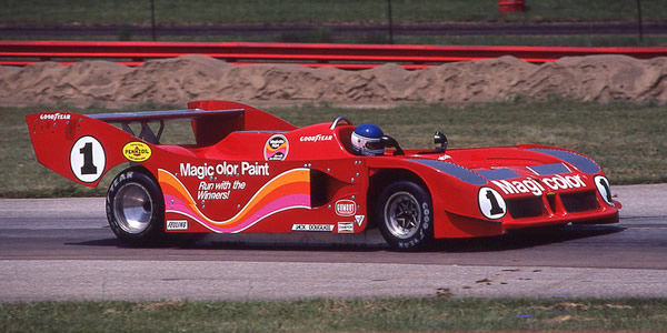Patrick Tambay in the Carl Haas Lola T530 at Mid Ohio in 1980. Copyright Terry Capps 2014. Used with permission.
