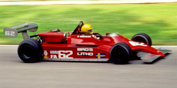 Juan Cochesa in the Toleman TA860 at Road America in 1982. Copyright Tom Schultz 2012. Used with permission.