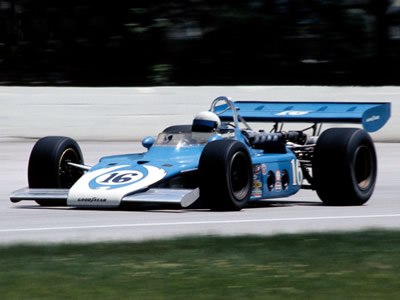Lee Kunzman in Lindsey Hopkins' 1972 Eagle at Milwaukee in 1973. Copyright Glenn Snyder 2015. Used with permission.