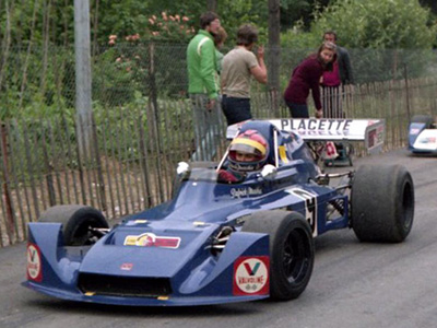 Patrick Meschia in his Modus M3 at Boyeux-St-Jérôme in July 1978. Copyright Denis Briot 2016. Used with permission.