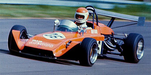 Tony Brise in his first Formula Atlantic Modus at Oulton Park on 27 May 1974. Copyright Alan Cox 2010. Used with permission.