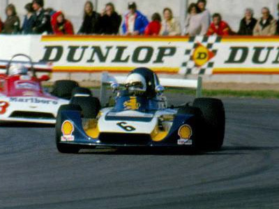 Mike Nugent in his Modus M3 at Donington Park in April 1978. Copyright Alan Cox 2024. Used with permission.