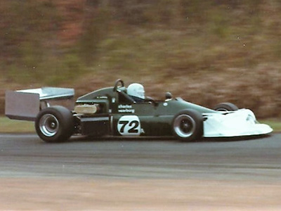 Charles Nearburg in his Formula A March 76B/77B at the SCCA Runoffs at Road Atlanta in 1978. Copyright Peter Viccary (<a href='http://www.gladiatorroadracing.ca/' target='_blank'>gladiatorroadracing.ca</a>) 2021. Used with permission.