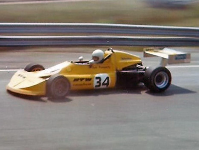 Tom Pumpelly in his March 76B at Mosport in August 1976. Copyright Peter Viccary (<a href='http://www.gladiatorroadracing.ca/' target='_blank'>gladiatorroadracing.ca</a>) 2021. Used with permission.