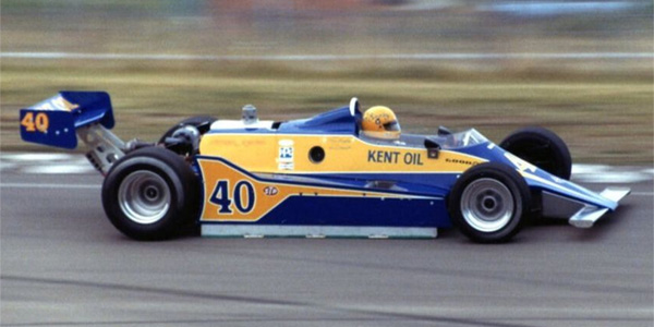 Tom Bagley in the #40 Kent Oil Phoenix at Watkins Glen in August 1980. Copyright Peter Viccary (<a href='http://www.gladiatorroadracing.ca/' target='_blank'>gladiatorroadracing.ca</a>) 2021. Used with permission.