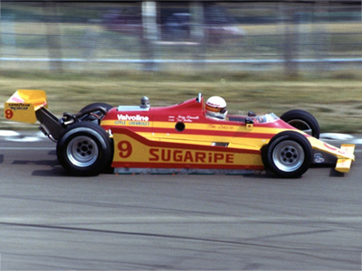 Tom Sneva in the Sugaripe Phoenix at Watkins Glen in August 1980. Copyright Peter Viccary (<a href='http://www.gladiatorroadracing.ca/' target='_blank'>gladiatorroadracing.ca</a>) 2021. Used with permission.