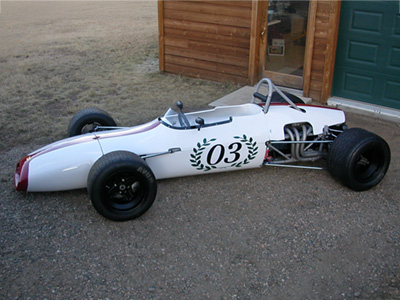 Brabham BT29 chassis BT29-10 in December 2010 after its restoration by David Irwin. Copyright David Irwin 2010. Used with permission.