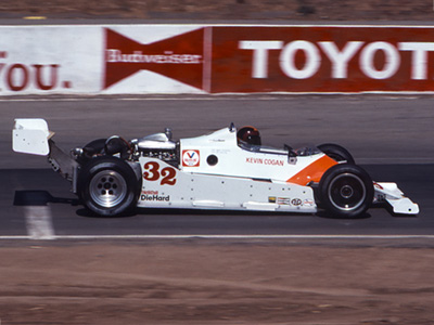 Kevin Cogan in Jerry O'Connell's Phoenix at Mid-Ohio in 1981. Copyright Kurt Oblinger 2021. Used with permission.