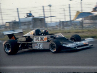 Tim Coconis in his Lola T460 at the Watkins Glen SCCA National in 1979. Copyright R. Allen Olmstead 2011. Used with permission.