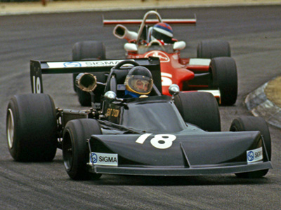 Kent Dyson in his 77B-bodied March at Kyalami in 1982. Copyright David Pearson (<a href='http://www.motoprint.co.za/' target='_blank'>motoprint.co.za</a>) 2024. Used with permission.