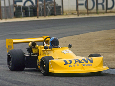 Dave Charlton in the old DAW March 77B at Kyalami in 1982. Copyright David Pearson (<a href='http://www.motoprint.co.za/' target='_blank'>motoprint.co.za</a>) 2024. Used with permission.