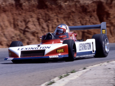 Ian Scheckter in the Lexington Racing March 78B at Kyalami's Rand Spring Trophy in 1978. Copyright David Pearson (<a href='http://www.motoprint.co.za/' target='_blank'>motoprint.co.za</a>) 2024. Used with permission.