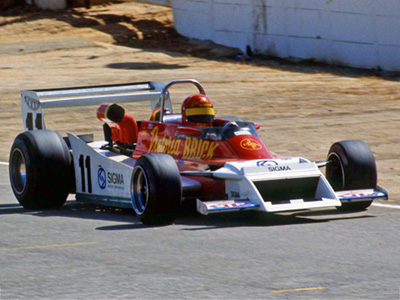 Jan du Plessis in the Pretoria Brick March 79A at Kyalami in March 1981. Copyright David Pearson (<a href='http://www.motoprint.co.za/' target='_blank'>motoprint.co.za</a>) 2024. Used with permission.