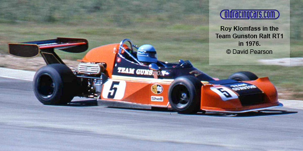 Roy Klomfass in the Gunston Ralt RT1 during the 1976 season. Copyright David Pearson (<a href='http://www.motoprint.co.za/' target='_blank'>motoprint.co.za</a>) 2024. Used with permission.