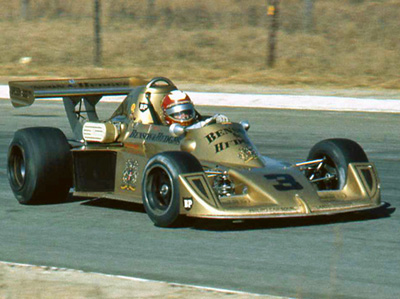 Nols Nieman in Alex Blignaut's Wheatcroft R18 at Kyalami in 1976. Copyright David Pearson (<a href='http://www.motoprint.co.za/' target='_blank'>motoprint.co.za</a>) 2024. Used with permission.