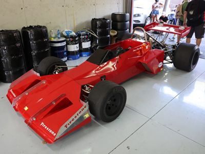 Aldo Grassani's Brabham BT40-32 at the Minardi Day at Imola in August 2024. Copyright Manfred Noger 2024. Used with permission.