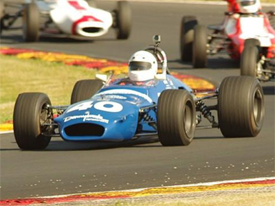 Bob Bodin in his Brabham BT29 at the Weathertech event at Road America in 2016. Copyright Jerry Winker 2019. Used with permission.